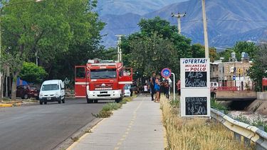 Ocurrió este martes por la tarde en la intersección de Houssay y Alpatacal Ocurrió este martes por la tarde en la intersección de Houssay y Alpatacal