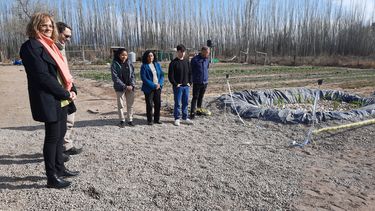 Proyecto Humedales recientemente inagurado en la Escuela María Luisa Páscolo de Bandiera ubicada en Cápiz, San Carlos