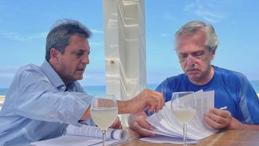 Sergio Massa y Alberto Fernández.