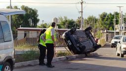 El accidente vial dejó heridos.&nbsp;