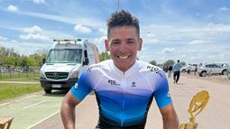 Ciclismo: Daniel Juárez encabezó la clasificación de Élite en el Parque de los Niños.
