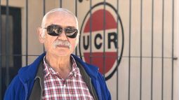 Daniel Blajevitch frente al Comité de la UCR Malargüe.