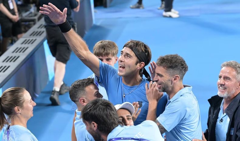 United Cup 2025: Argentina jugó un partido reñido ante Australia y pasó de fase