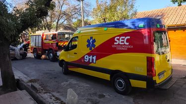 El siniestro movilizó a efectivos policiales y a bomberos del Cuartel Central.