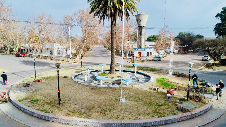 Plaza Balbino Arizu de Villa Atuel en San Rafael.