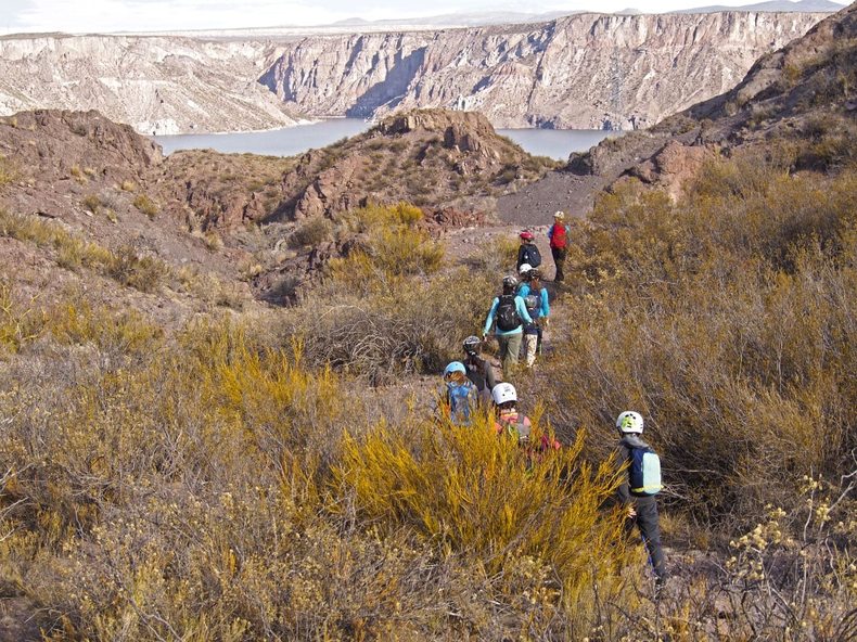 El trekking actividad de finde en San Rafael.
