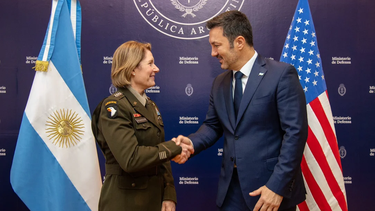 luis petri se reunio con laura richardson, jefa del comando sur de estados unidos