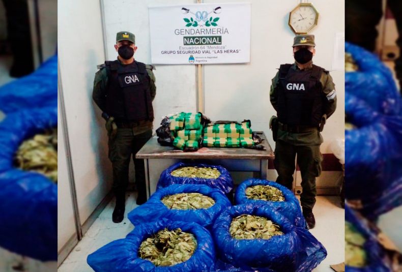 Secuestro gendarmería hojas de coca