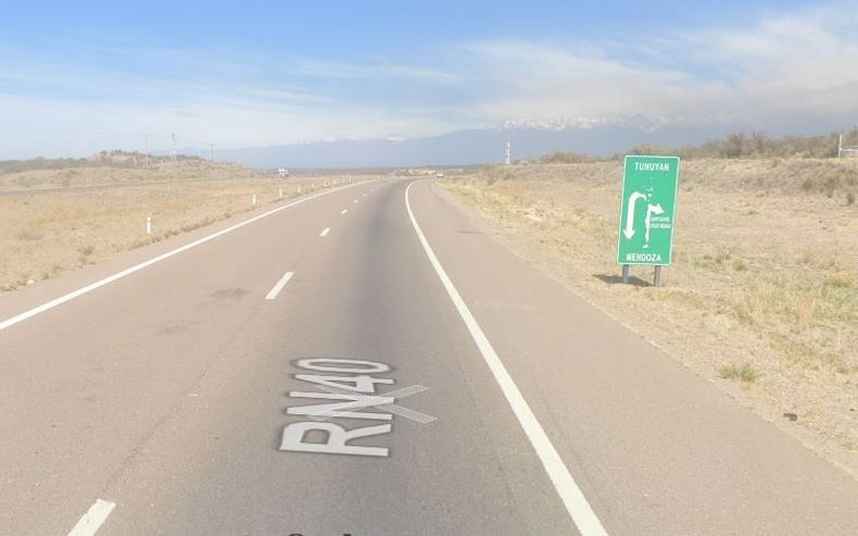 El accidente vial ocurrió a la altura del santuario Cruz Negra, en Luján de Cuyo.&nbsp;
