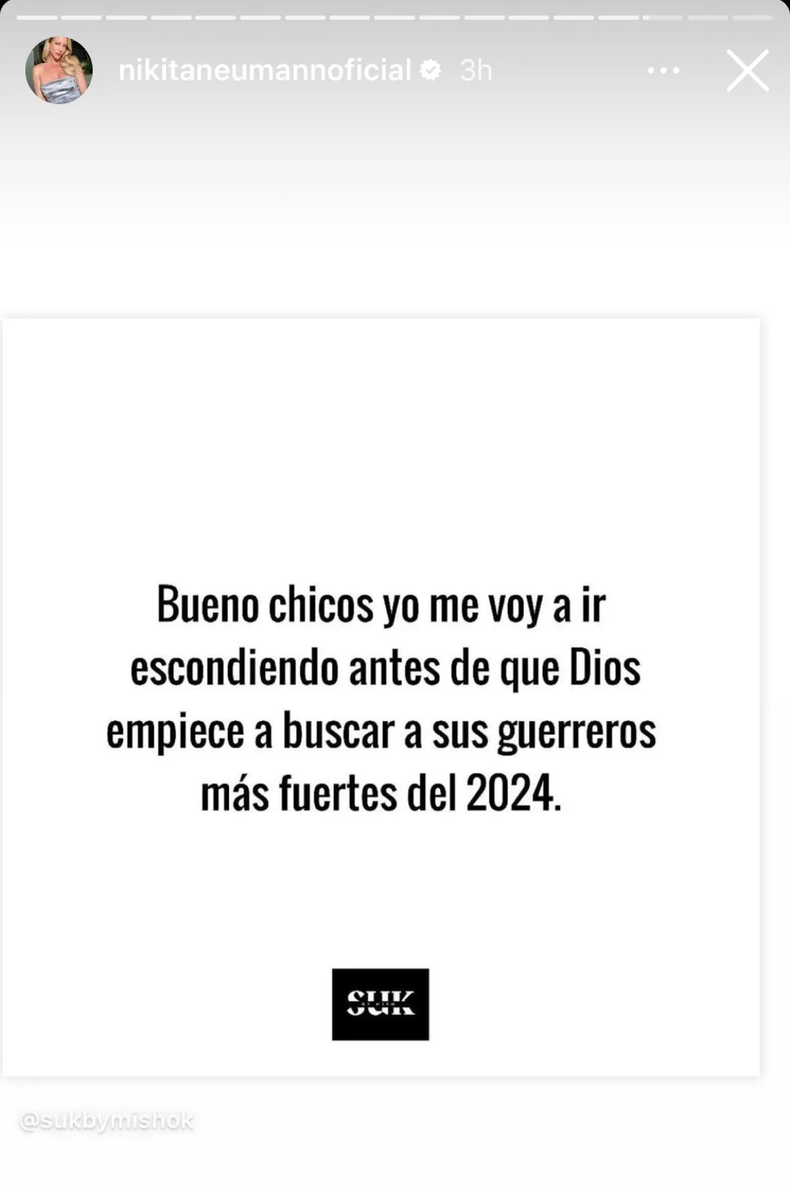 Nicole Neumann hizo un particular balance emocional en medio del drama familiar