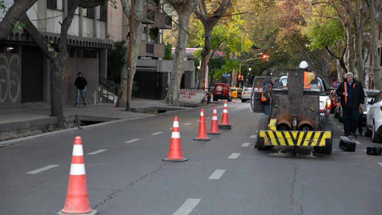 Estado del tránsito en la Ciudad de Mendoza hoy 2 de junio.
