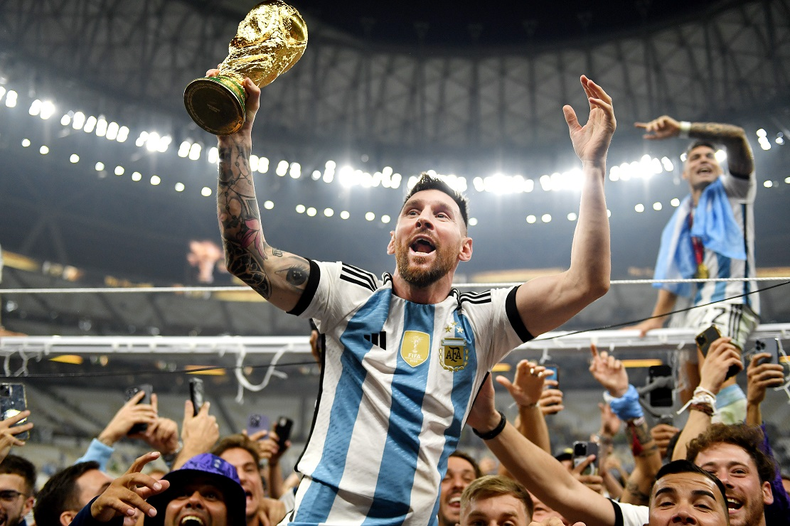 Messi, el emblema de Argentina, el m&aacute;s elegido para los tatuajes.