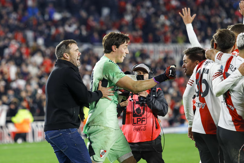 Santiago Beltrán, arquero del Club Atlético River Plate.