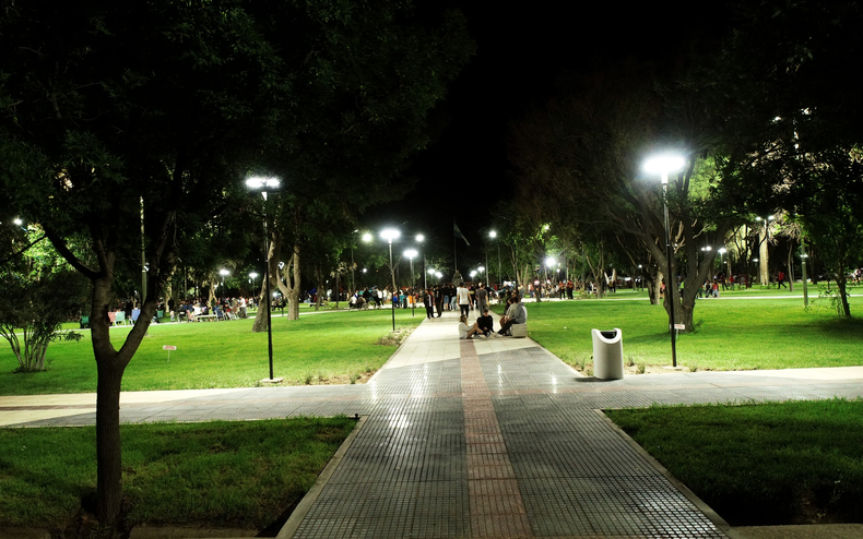 Plaza Balbino Arizu en San Rafael.