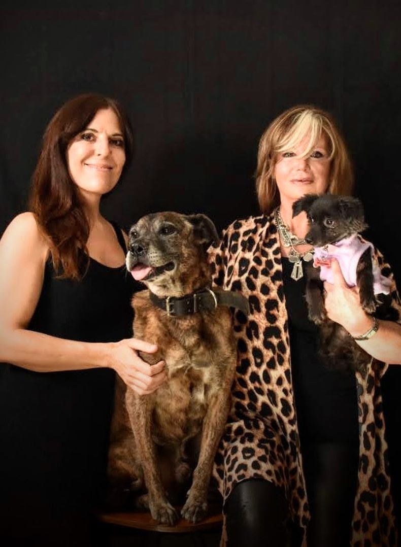 Tiger y Analía en la portada del Programa de Protección Animal.