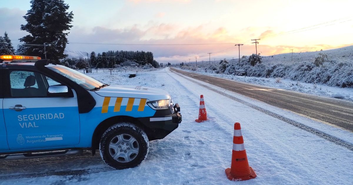 Las recomendaciones ante la presencia de nieve en las rutas de Mendoza