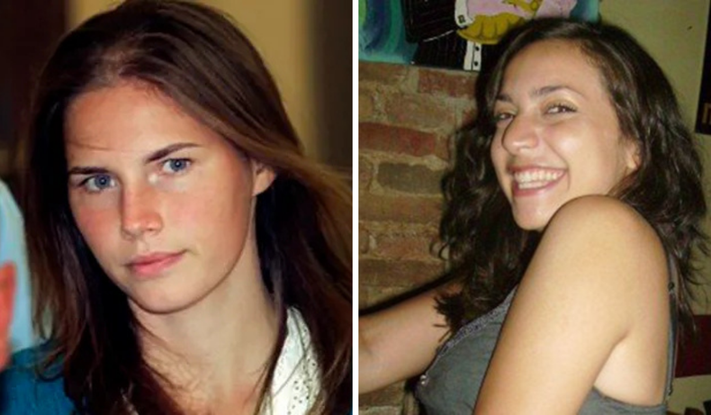 Amanda Knox (izquierda) y Meredith Kercher (derecha) eran compa&ntilde;eras de cuarto.