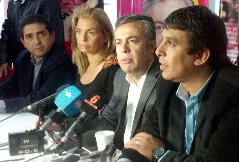 Alfredo Cornejo y Laura Montero en San Rafael