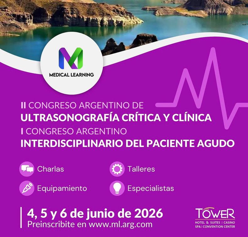 San Rafael volverá a posicionarse como sede de un importante encuentro científico nacional con la realización del II Congreso Argentino de Ultrasonografía Crítica y Clínica y el I Congreso Interdisciplinario del Paciente Agudo.