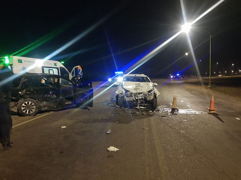 Un hombre murió tras un choque frontal en Lavalle.