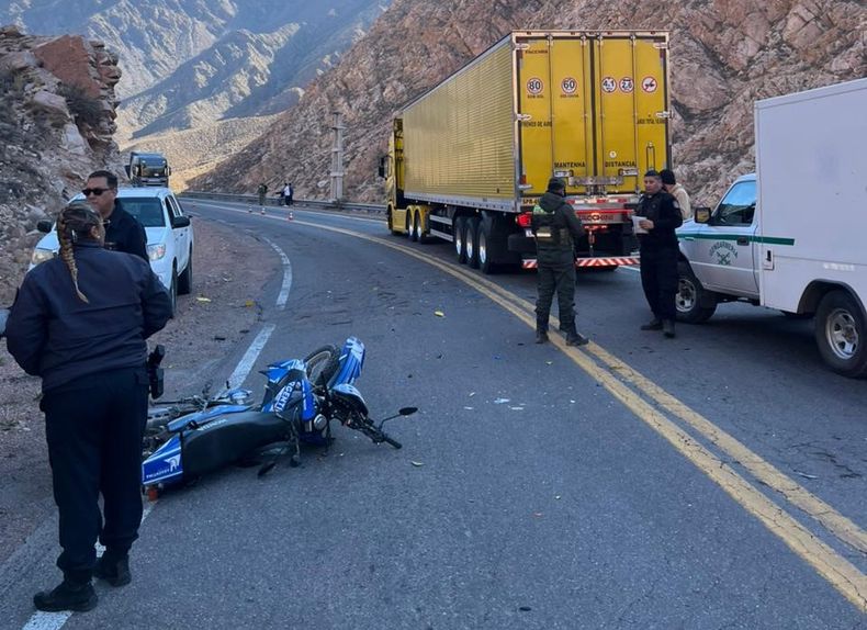 El siniestro ocurrió en la Curva de Guido, en plena Alta Montaña.&nbsp;