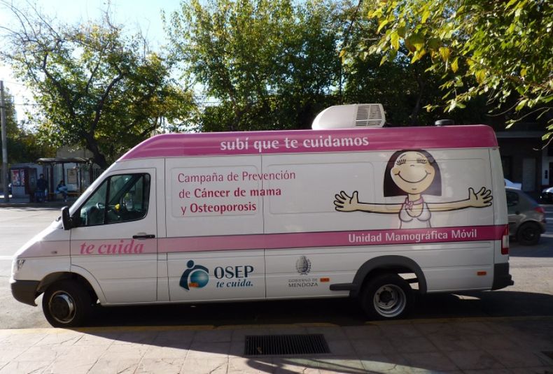 Mamógrafo móvil de OSEP