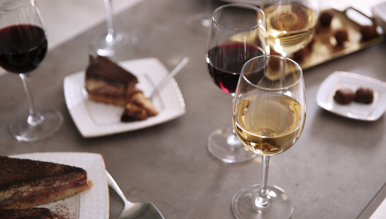 A la hora de hace run maridaje entre vino y postres, nunca olvides la regla del espejo
