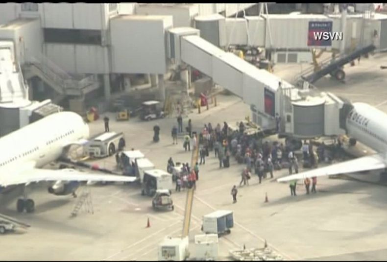 Tiroteo en EEUU, aeropuerto