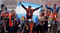 Luciano Benavides ganó el Rally Dakar 2026 en motos tras un error de Brabec a metros de la meta.