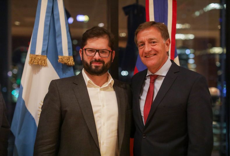 Gabriel Boric y Rodolfo Suarez.