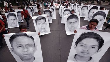 En Ayotzinapa, México, 43 estudiantes desaparecieron en el 2014.