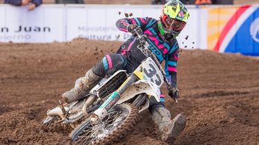 Lucho Righi comienza a acomodarse en el Argentino de Motocross 2026.