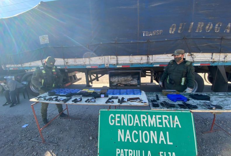 Secuestro armas gendarmeria