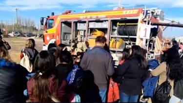 El día del bombero voluntario se festejó con la comunidad en San Rafael.