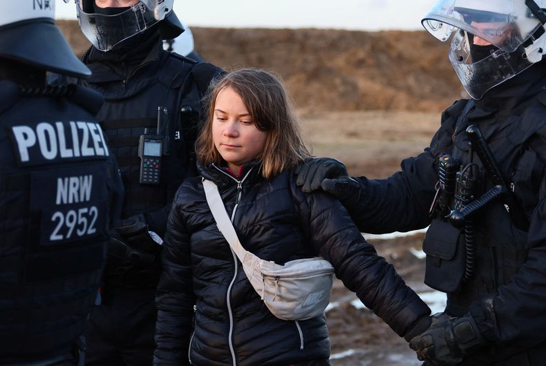 Greta Thunberg se unió a las protestas en contra de la extensión de una mina de carbón gigante.&nbsp;