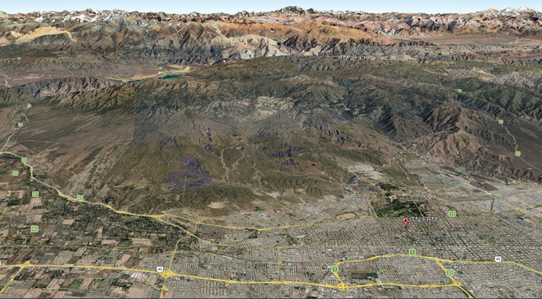 La geografía del piedemonte y sus pendientes determinan el recorrido del agua que, durante las tormentas, desciende hacia las zonas urbanizadas del Gran Mendoza.