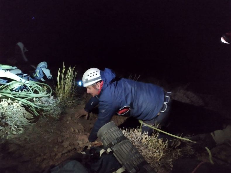 Gendarmería Nacional Argentina y la Patrulla de Rescate trabajaron en Las Leñas.&nbsp;