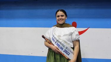 Gabriela Micaela González, Flor de la Tradición 2022 de San Carlos