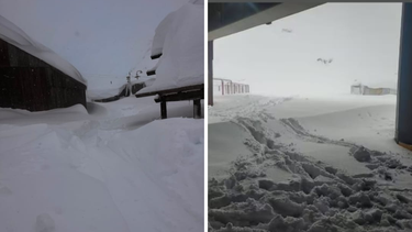 Más de tres metros de nieve: evacuaron a decenas de personas en alta montaña Más de tres metros de nieve: evacuaron a decenas de personas en alta montaña