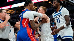Batalla campal en la NBA.
