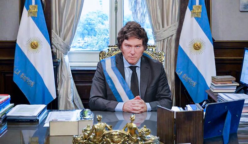 Milei mirará el partido en Casa Rosada