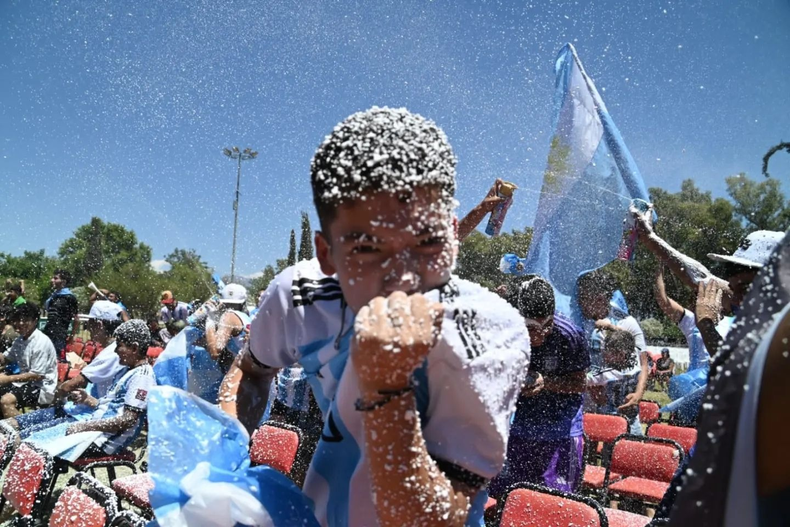 Una fiesta en el Espacio Arizu por la Selección Argentina.