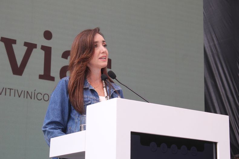 Victoria Villarruel ya había participado de los actos vendimiales en 2024.