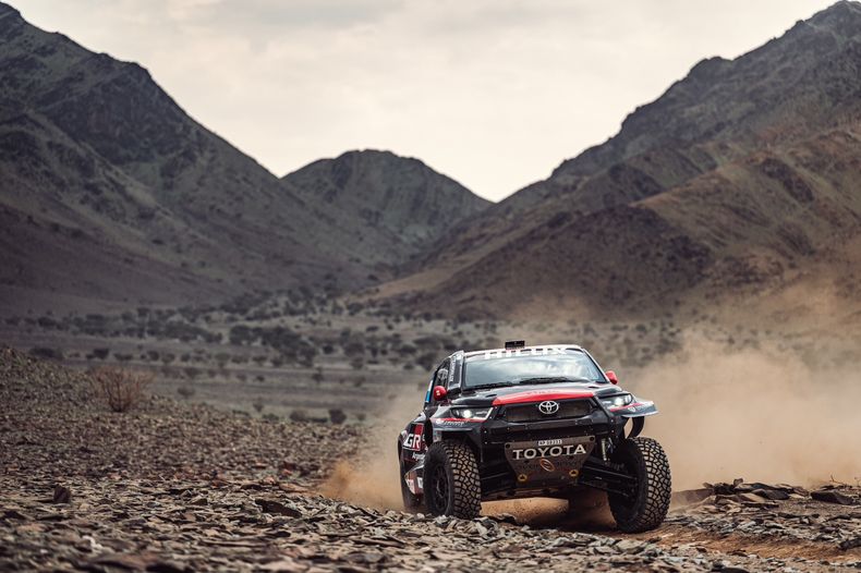 Juan Cruz Yacopini está haciendo un buen Rally Dakar.