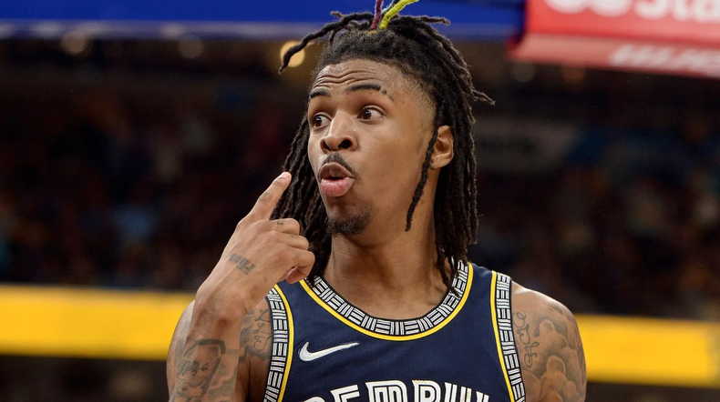 La estrella de la NBA Ja Morant en problemas.