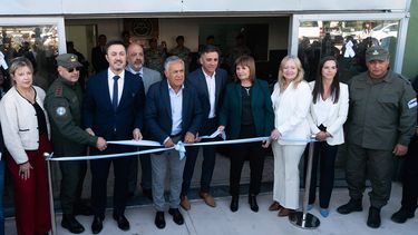 Los ministros nacionales compartieron actos con el gobernador en Mendoza.