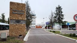 El Aeropuerto de San Rafael Suboficial Ayudante Santiago Germanó” estuvo inactivo debido a la ruptura de la autobomba.