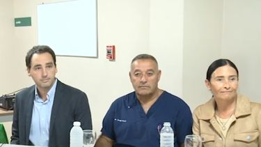 El ministro de salud Rodolfo Montero estuvo presente en San Rafael.