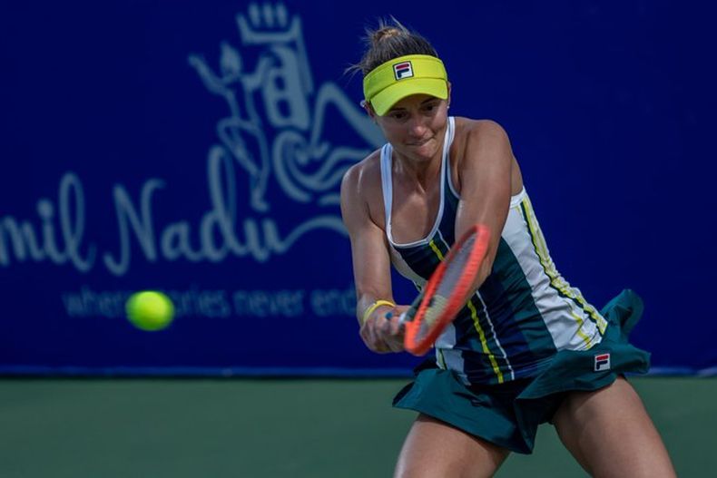 Podoroska tuvo su chance pero no lo aguantó.
