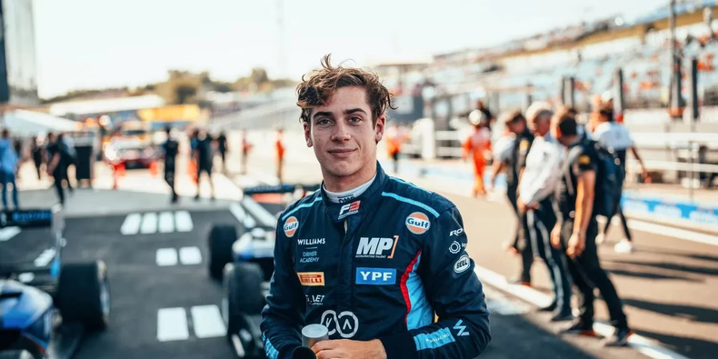 Franco Colapinto representará a la Argentina en la Fórmula 1